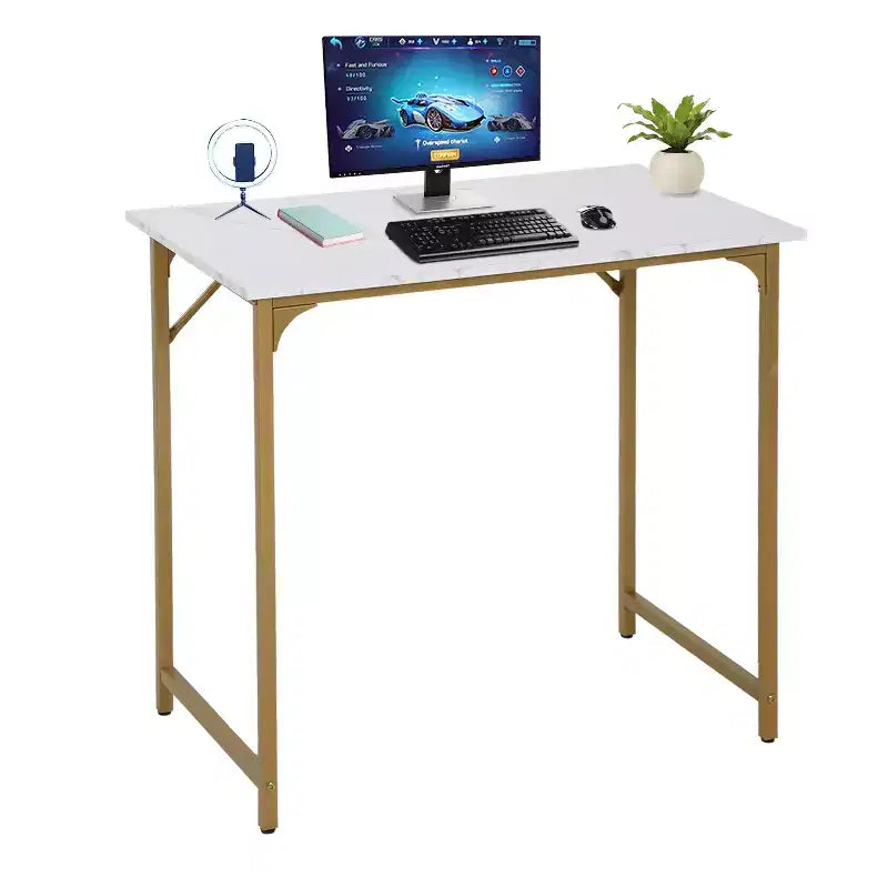 Bureau informatique de style industriel moderne de 32/39/47 pouces, avec grand plateau et robuste cadre en acier