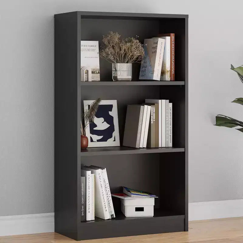 Bibliothèque en bois à 3/4/5 étagères, grande bibliothèque avec étagères réglables, meuble de rangement pour salon, chambre et bureau