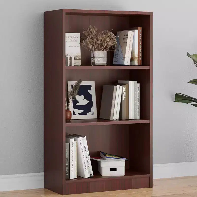 Bibliothèque en bois à 3/4/5 étagères, grande bibliothèque avec étagères réglables, meuble de rangement pour salon, chambre et bureau